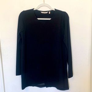 Touch of Sheer Black Tunic